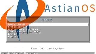 Astian OS screenshot