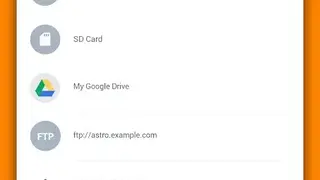 ASTRO File Manager screenshot