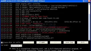 aswMBR screenshot