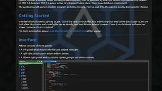 Atheos IDE screenshot