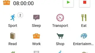 aTimeLogger screenshot
