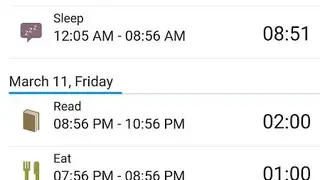 aTimeLogger screenshot
