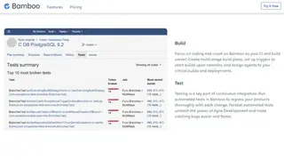 Atlassian Bamboo screenshot