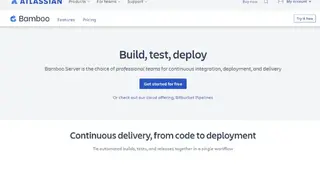 Atlassian Bamboo screenshot