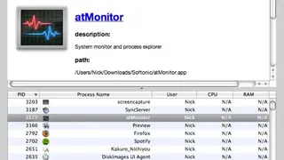 Atmonitor screenshot