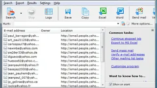 Atomic Email Hunter screenshot