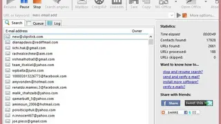 Atomic Email Hunter screenshot