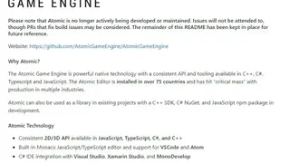 Atomic Game Engine screenshot