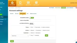 Atomic SMS screenshot