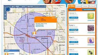 At&T FamilyMap screenshot