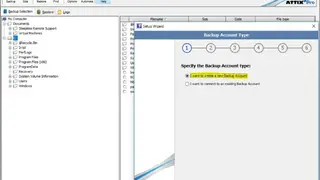 Attix5 Pro Online Backup screenshot