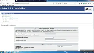 ATutor screenshot