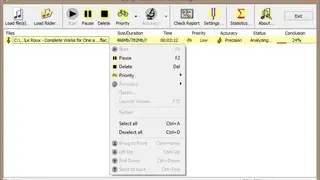 AuCDtect Task Manager screenshot