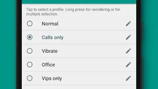 Audio Profiles screenshot