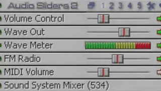 Audio Sliders screenshot