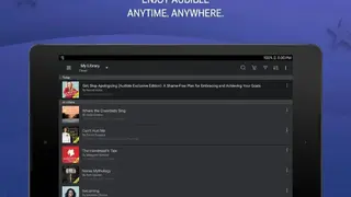 Audiobooks from Audible screenshot