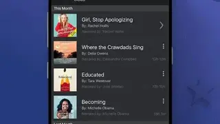 Audiobooks from Audible screenshot