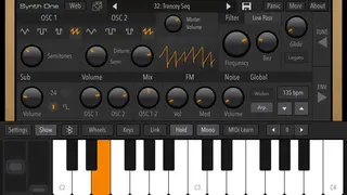 AudioKit Synth One Synthesizer screenshot