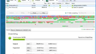 Auslogics Disk Defrag screenshot