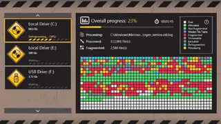 Auslogics Disk Defrag Touch screenshot