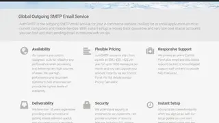 Authsmtp screenshot