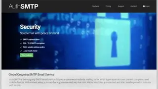 Authsmtp screenshot