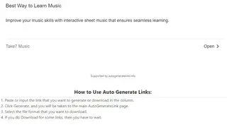 Auto Generate Link screenshot