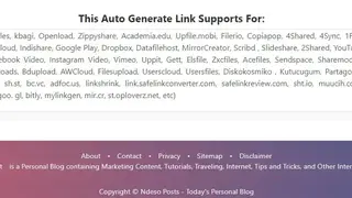 Auto Generate Link screenshot