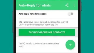 Auto Reply for whats screenshot