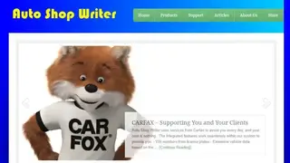 Auto Shop Writer screenshot