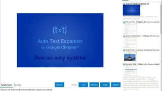 Auto Text Expander for Google Chrome screenshot