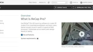 Autodesk ReCap screenshot
