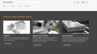 Autodesk Sheet Metal Software screenshot