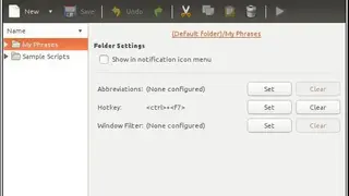AutoKey screenshot