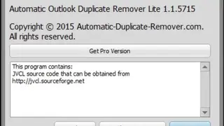 Automatic Outlook Duplicate Remover screenshot