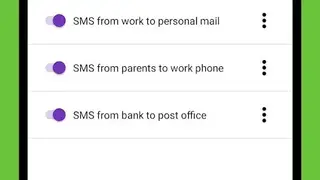 Automatically forward SMS to your PC/phone screenshot