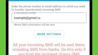 Automatically forward SMS to your PC/phone screenshot