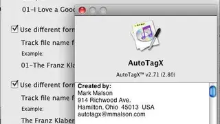 Autotagx screenshot