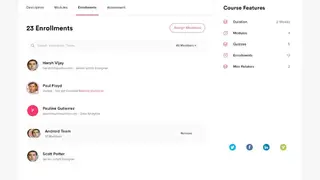 Auzmor Learn screenshot