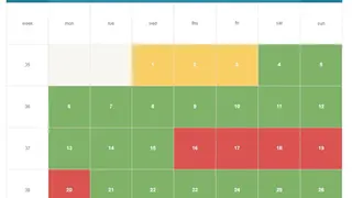 Availability Booking Calendar PHP screenshot