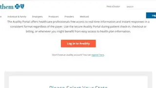 Availity screenshot