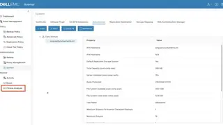 Avamar screenshot