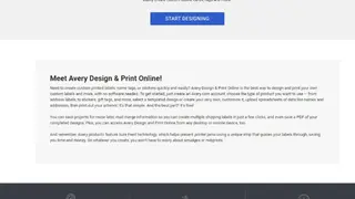 Avery Design & Print screenshot