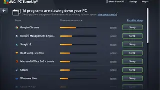 AVG PC Tuneup screenshot