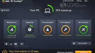 AVG PC Tuneup screenshot