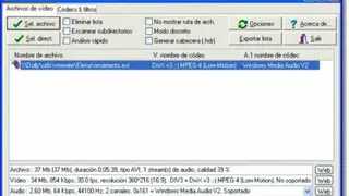 Avicodec screenshot