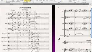 Avid Sibelius screenshot