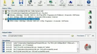 AVStoDVD screenshot