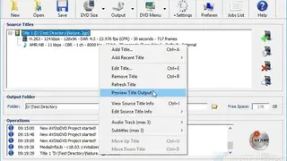 AVStoDVD screenshot