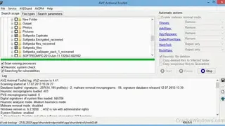 AVZ Antiviral Toolkit screenshot